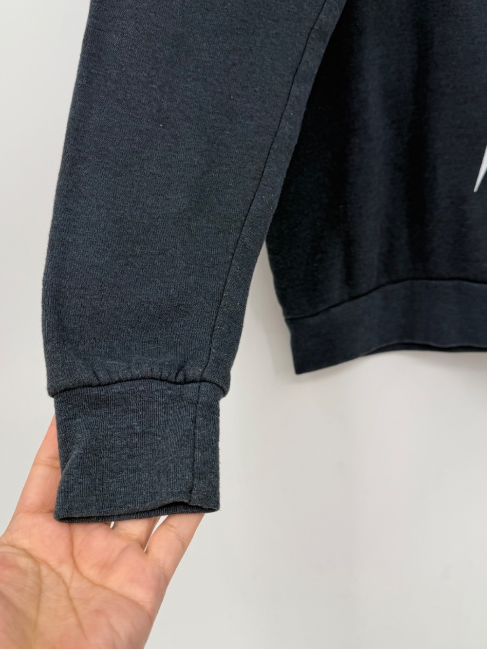 Aviator Nation Sweatshirt Women Small Gray Faded Black Lightning Bolt Pullover - Picture 3 of 10